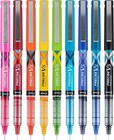 Pilot 12571 Precise V5 Deco Extra Fine Rolling Ballpens Assorted 9 Color Pack