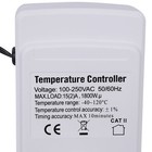 Led Plug In Temperature Controller Thermostat Timer Switch Ac100-250v 15a
