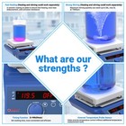 7 Inch Magnetic Stirrer Hot Plate 50-1500rpm With Timer Function stand  Stir Bar