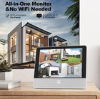 Anran Outdoor Wireless Security Camera System Set Home Wifi 8ch Nvr 12  Monitor
