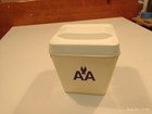 Vintage American Airlines Aa Logo Mid-century Plastic Trash Can   Container