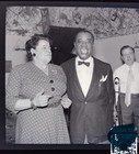 Rare Black   White Photo Negatives Louis Armstrong In London 1950s