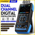 Fnirsi 2c23t Digital Oscilloscope Multimeter Dds Generator 3 In 1  2 Blue