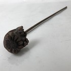 Japanese Cast Iron Yaki-in Branding Stamp Wood Craft Sweets Chrysanthemum T148