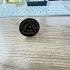 1 Year Alcoholics Anonymous Aa Bronze Medallion Coin Sobriety Chip One