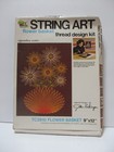 Vintage 1976 String Art Kit Flower Basket Wall Craft By Open Door Ent  tc3810