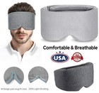 Adjustable Cotton Eye Mask Handmade Blindfold Travel Sleeping Mask Women Men Usa