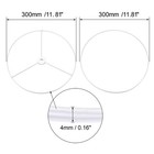 Lamp Shade Ring 300mm Dia Lampshade Holder Frame Baked Coating Iron 2set