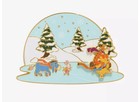 Disney Winnie The Pooh Ice Skating Limited Edition 1000 Piece Sliding Enamel Pin