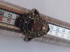 Lovely Solid Silver  Ancient Roman Ring With A Natural  Stone