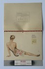 Rare Vintage 1943 Vargas Esquire Girl Pin-up Calendar  Bar Tricks  Kentucky Ad