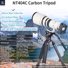 Innorel Nt404c Carbon Fiber Bowl Tripod 40mm Professional Birdwatch Camera Stand
