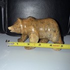 Rare Wendy Hook Signed Soapstone Carved Bear Sculpture  see Photos desc  