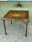 1939 New York World s Fair Folding Card Table With Trylon   Periphere By King