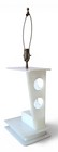Vintage Mid Century Modern Lucite Moss Table Lamp  1950s   No Figurine