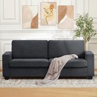 Modern Loveseat Sofa Corduroy Couches Removable Cover For Living Room