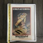 Vintage Framed 1983 Les Ballets Jazz De Montreal Advertisement  Original