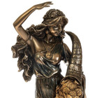Tyche Luck Fortuna Greek Goddess Statue  28cm 11   Cold Cast Bronze  Sculpture