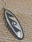 Vintage Hopi Sterling Silver Shadow Box Necklace Artist Signed 7 15g