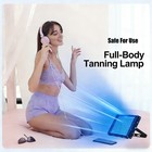 Usb Full-body Tanning Lamp - Indoor Sunbath Light  Blue Sunlight safe For Use