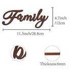  Cutout Sign Letter Wooden Wall Art Decor Wood Word Sculpture Signs Family