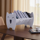 Bookshelf Small Desktop Bookcase Storage Display Rack Organizer For Books Cds