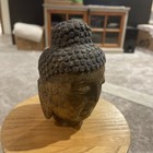 Antique Chinese Sino Tibetan Bronze Buddha Head Shakyamuni Buddhism Statue