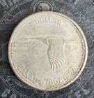 1867-1967 Canada  1 Dollar Silver Centennial Coin