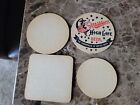  vtg  1930s Miller High Life Beer 4 Old Bar Coasters Girl On The Moon