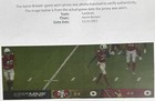     aaron Brewer Game Used 11 21 22 Photo Matched Cardinals Jersey Nfl Intl Series