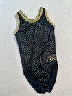 Simone Biles Gk Elite Leotard Gymnastics Golden Girl Black Gold Tank Usa Size Cm