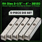 Staten Tools 38120 Rh Dies 2-1 2  - 4  Fits Ridgid   141 Pipe Receding Geared Thr