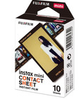 Fujifilm Instax Mini Contact Sheet Instant Film 10 Exposures  For Mini Cameras