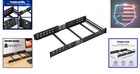 2u Universal Rack Mount Rails Server Shelf Vented Rack Mount Cantilever Tray    