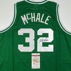 Autographed signed Kevin Mchale Boston Green Basketball Jersey Jsa Coa