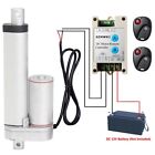 Heavy Duty Dc 12v 6  Stroke Linear Actuator  remote brackets 330 Pound Max Lift