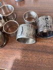        Lot Of 20 Antique Napkin Rings Silver-plated Ornate Engraved Victorian Floral