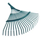 22 Teeth Heavy Duty Steel Metal Rake For Head High Carbon Steel Lawn Leaves