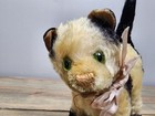 Rare Vintage German Steiff  gussy  Mohair Siamese Cat 6   No Button   Tags 