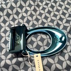 Coach Men s Blue Metal Logo Interchangeable Belt Buckle Solid Fits 1 5 