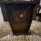 Metal Heating Stove heater Freestanding Brown Decorative Piece W  Front Door