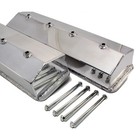 Sbc Chevy Fabricated Aluminum Valve Covers Center Bolt Vortec 305 5 0l 350 5 7l