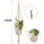 6pack Macrame Plant Hanger Hanging Planter Basket Jute Rope Flower Pot Holder