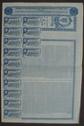 7  Republic Of Estonia 100    Sterling Bond To Bearer 1927 Uncancelled   Coupons