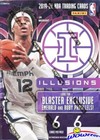 2019 20 Panini Illusions Basketball Factory Sealed Blaster Box-emerald Acetate 