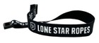 Lone Star Ropes Elastic Lariat Rope Holder Strap Black   White New