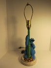 Vintage 1970s Jim Hensons Muppets Sesame Street Cookie Monster Table Lamp Light