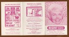 Regent Theater Handbill Flyer Advertisement  Vintage 1962  Doris Day Dean Martin