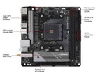 Asrock B550m-itx ac Am4 Amd B550 Sata 6gb s Mini Itx Amd Motherboard