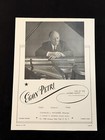 Egon Petri 1945 Booking Ad Musical Performer Concert Pianist
